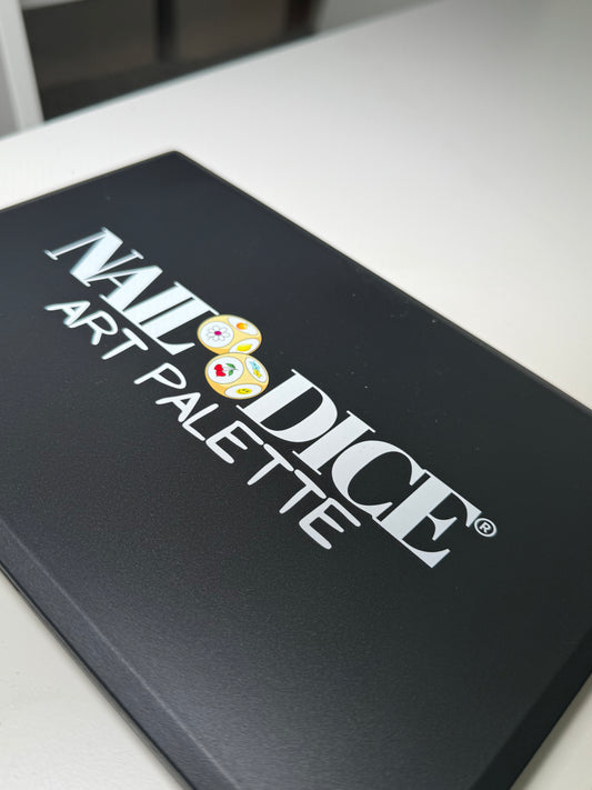 Nail Dice® Nail Art Palette and brush bundle